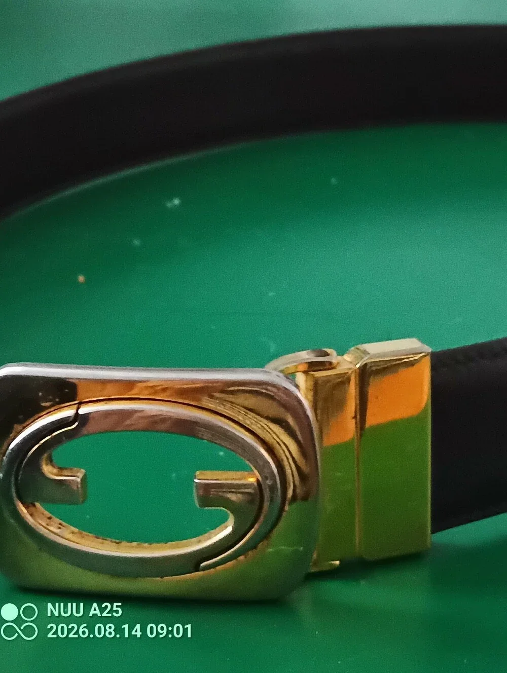 Vintage Gucci Belt. Made In Italy. Dark Brown Leather 30.5